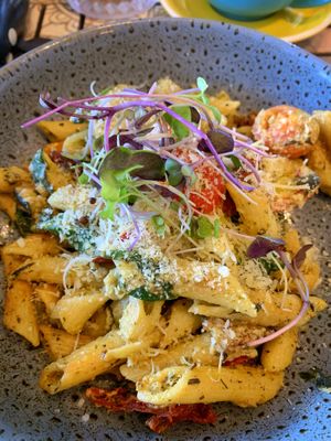 Pesto Penne at Nature Cafe/Bar in Frankston