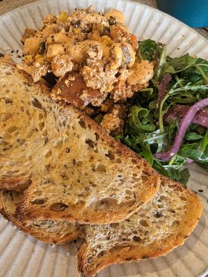 tofu scramble at Nature Cafe/Bar in Frankston