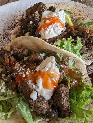 lamb souva tacos (special) at Nature Cafe/Bar in Frankston