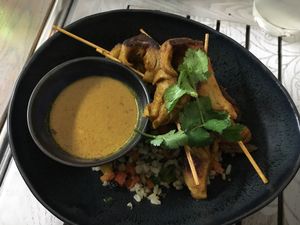 Satay Skewers better than elsewhere at Nature Cafe/Bar in Frankston