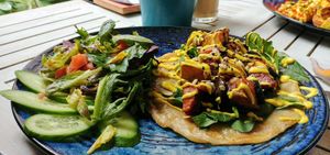 Indian Roti at Nature Cafe/Bar in Frankston