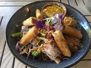 Thai Salad  at Nature Cafe/Bar in Frankston