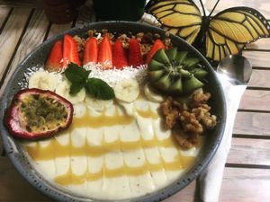 Hummingbird Smoothie Bowl at Nature Cafe/Bar in Frankston
