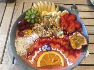 Sunset Smoothie Bowl at Nature Cafe/Bar in Frankston