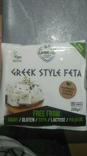 vegan greek feta at Nature Cafe/Bar in Frankston