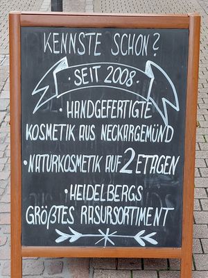 Local handmade cosmetics since 2008 at Wolkenseifen in Heidelberg
