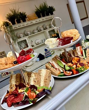Afternoon Tea at the Happy Teapot in Worthing at The Happy Teapot in Worthing