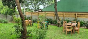 Out side at Shiva Cozinha Vegana in Florianopolis