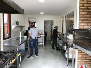 Pristine kitchen at Shiva Cozinha Vegana in Florianopolis