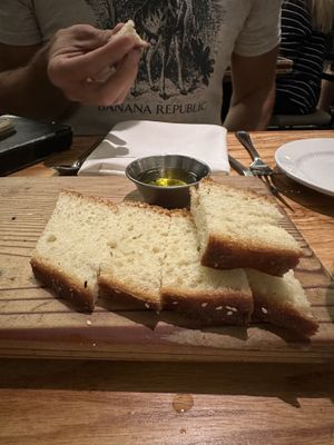 Complimentary bread with tea-infused olive oil. #Veganuary at Boulder Dushanbe Teahouse in Boulder