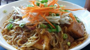 Tamarind Peanut Noodles at Noodle Time in Seattle