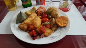 Starters at Restaurant Pékin in Nice