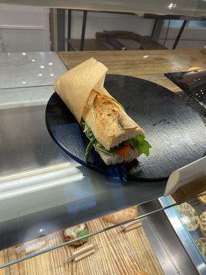 Vegan sandwich   at Nabucco Obrador Vegetaria in Barcelona