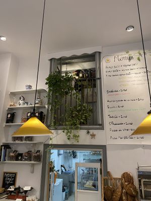 Staff room 😜  at Nabucco Obrador Vegetaria in Barcelona