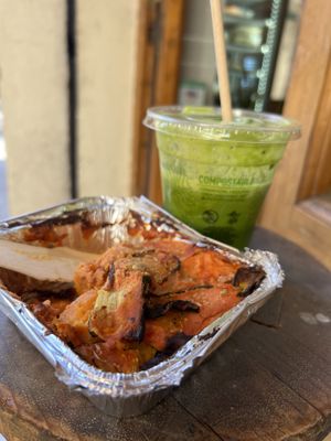 Delicious food + juice ✨  at Nabucco Obrador Vegetaria in Barcelona