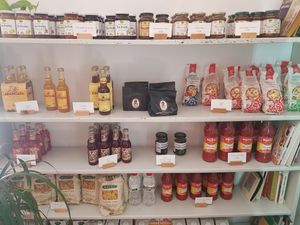 Italian products at Nabucco Obrador Vegetaria in Barcelona