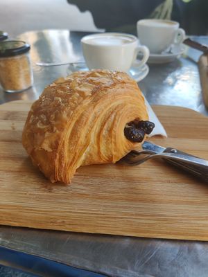Vegan pain au Chocolat at Nabucco Obrador Vegetaria in Barcelona