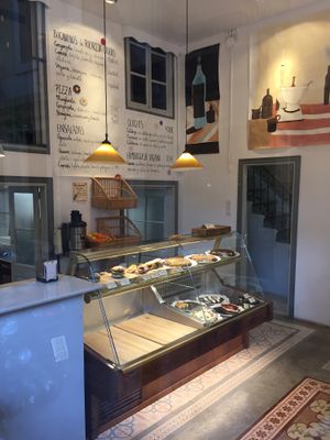 Inside  at Nabucco Obrador Vegetaria in Barcelona