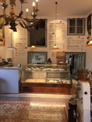 Inside  at Nabucco Obrador Vegetaria in Barcelona