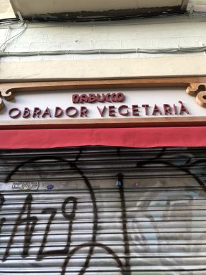 Outside  at Nabucco Obrador Vegetaria in Barcelona
