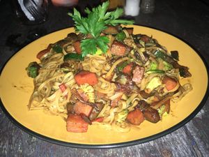 Rice noodles  at Maracuya in Flores