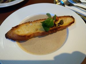 白松露牛肝菌忌廉湯 at Mirror and Vegan Concept in Hong Kong Island