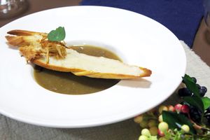 Onion Soup at Mirror and Vegan Concept in Hong Kong Island