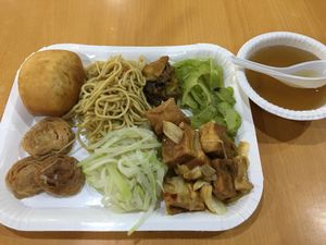 My pick from the buffet. NT 84 at Qi Lin Su Shi Guan in Taipei