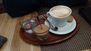 cappuccino ☕ at VEG in Poprad