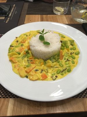 Thai plate at VEG in Poprad