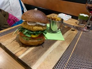Quinoa burger  at VEG in Poprad
