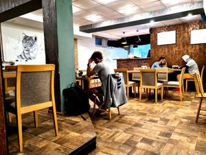 Cozy interior.  at VEG in Poprad