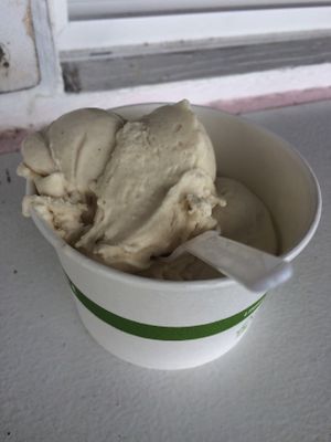 Butterscotch Sea Salt at Nicoco Hawaiian Gelato in Pahoa