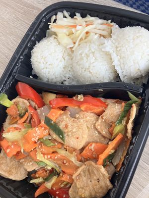 Chilli soy chunks  at Bang Tofu in Bratislava