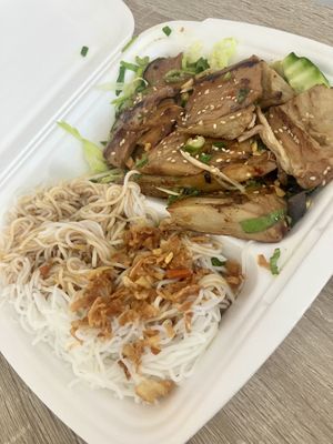 Vegan duck  at Bang Tofu in Bratislava