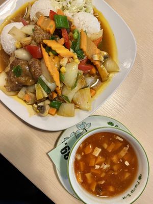 seitan kho (38P)   at Bang Tofu in Bratislava