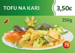 tofu curry at Bang Tofu in Bratislava