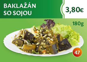 eggplant at Bang Tofu in Bratislava