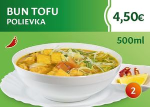 tofu soup at Bang Tofu in Bratislava