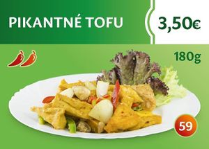 spicy tofu  at Bang Tofu in Bratislava