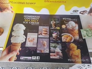 Namamema menu April 2018 at Coco Mango The Garden in Chiang Mai