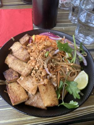 Pad thai without egg  at OKanjou in Aix-les-bains