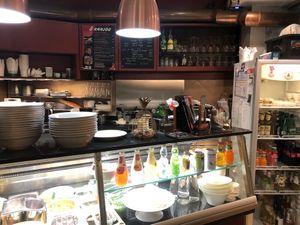 Bar area  at OKanjou in Aix-les-bains