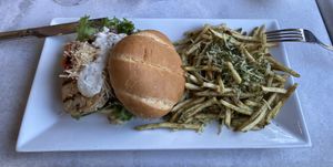 Corfu Chicken Sandwich   at Orapax in Norfolk