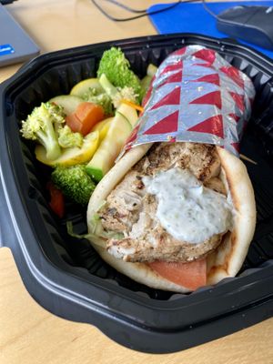 Vegan Chicken Pita   at Orapax in Norfolk