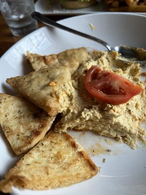 The hummus appetizer!!!  Omg good   at Orapax in Norfolk