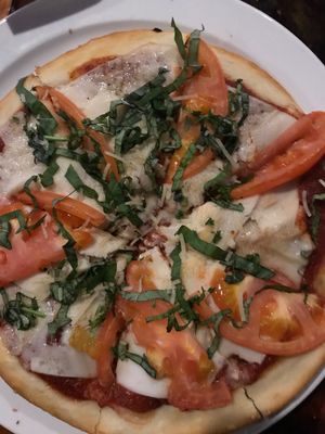 Margherita pizza - vegan  at Orapax in Norfolk