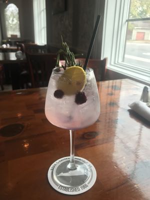 Lavender lemonade  at Orapax in Norfolk