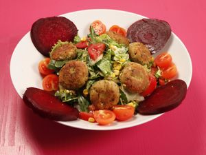 Falafel Salad at Lalitana Restaurant in Lagos