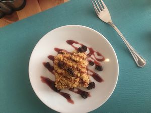 flapjack dessert at Lalitana Restaurant in Lagos
